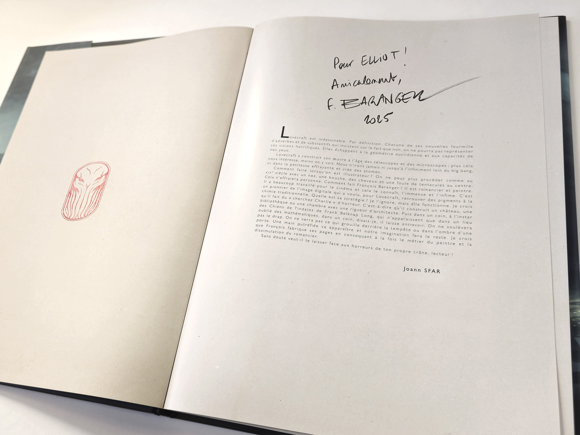 Signed books - Dedication example 4