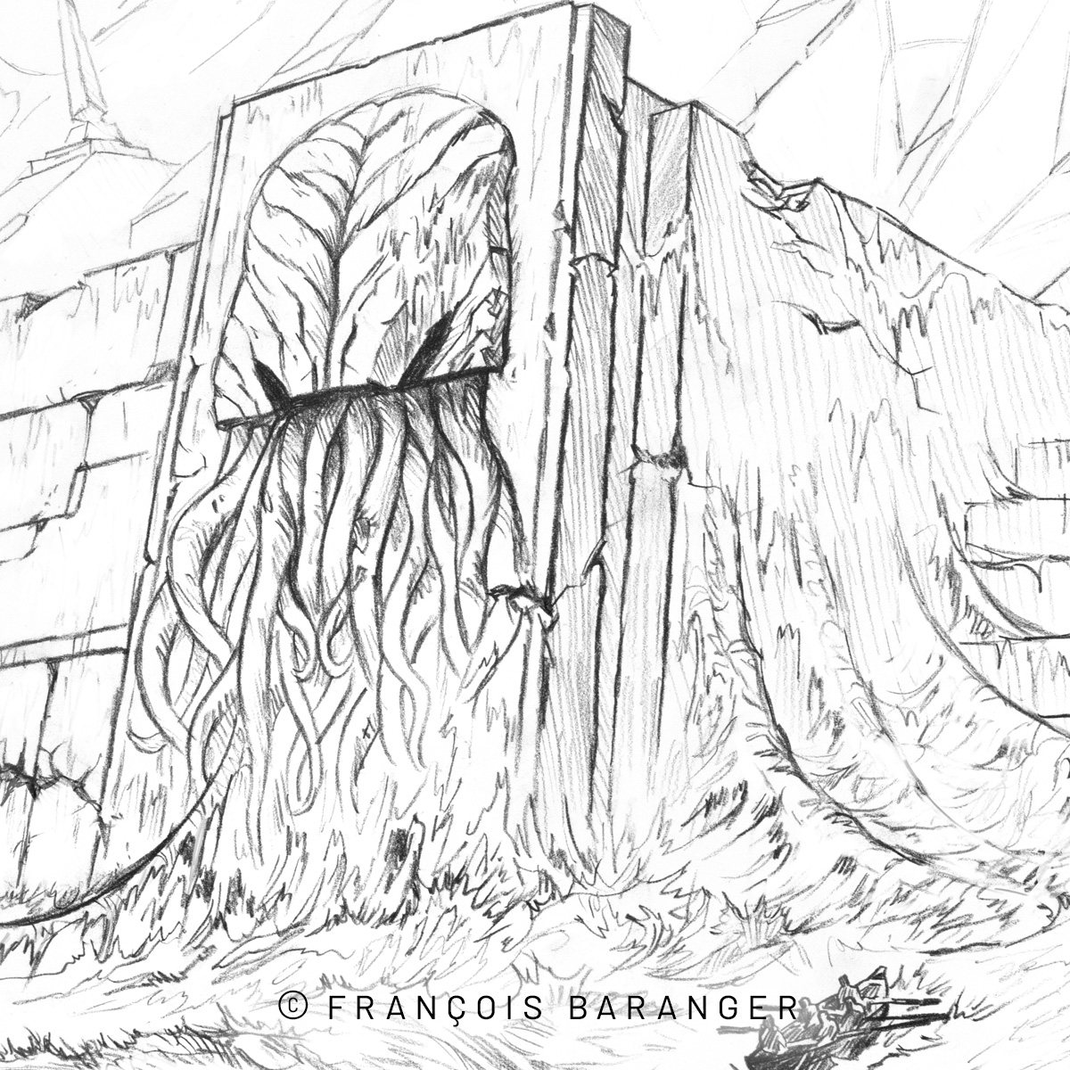 The great bas-relief (A)